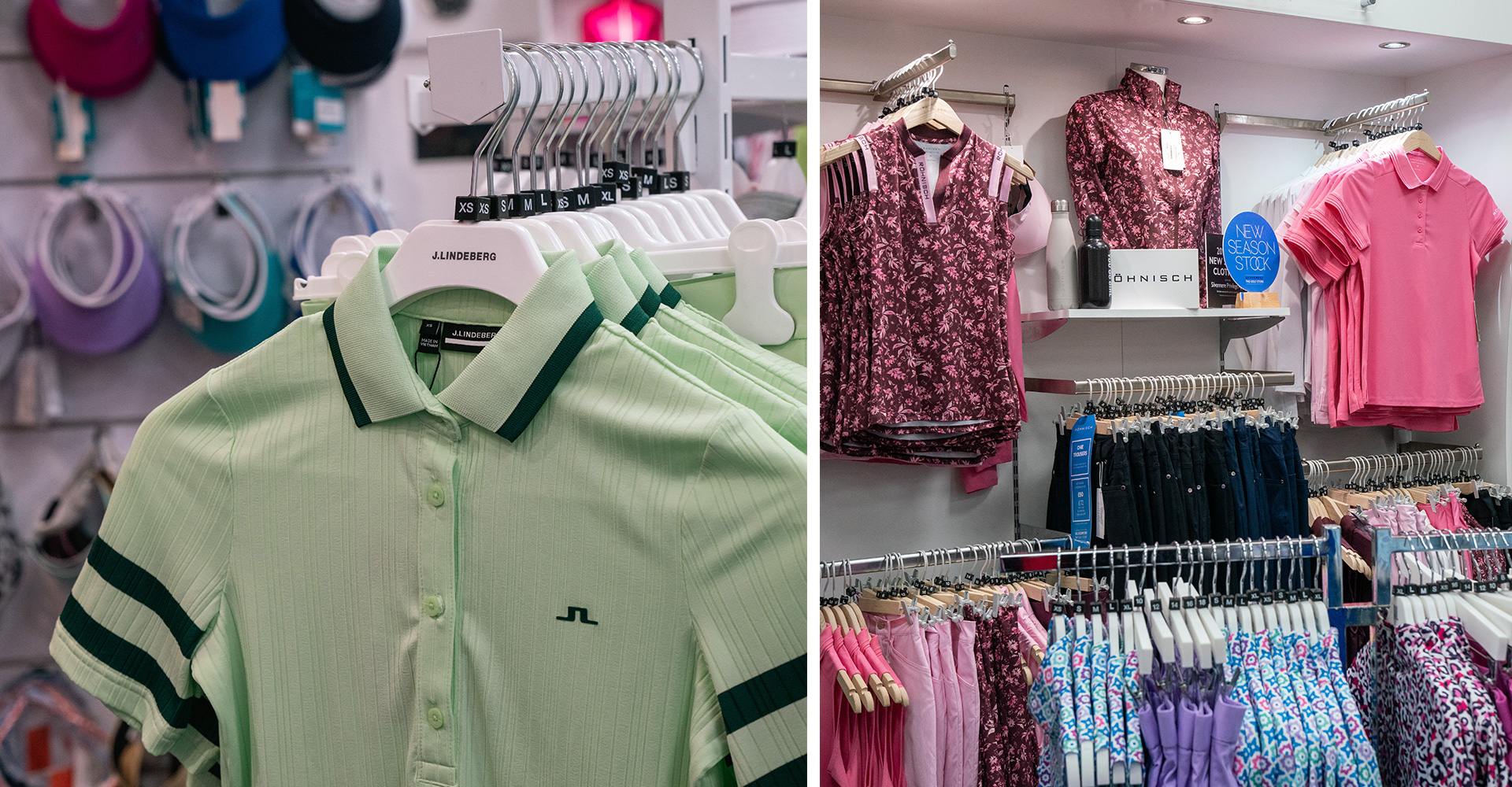 Women's golf apparel from Silvermere 